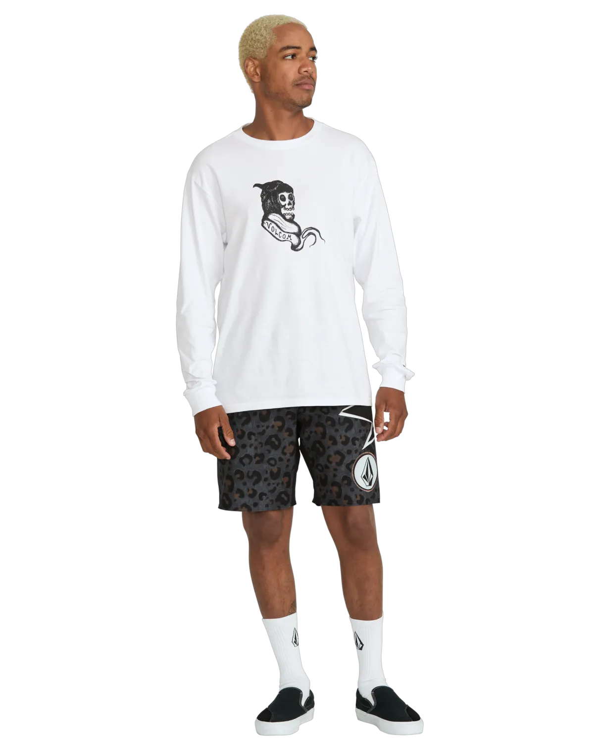 Seth Conboy Long Sleeve T-Shirt in White