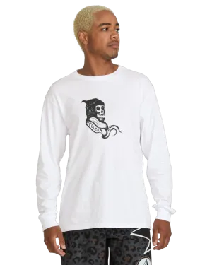 Seth Conboy Long Sleeve T-Shirt in White