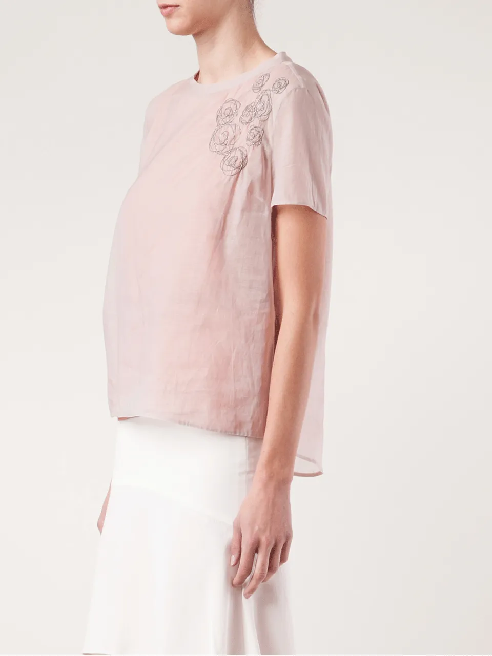 Silk Cotton Layer Tee