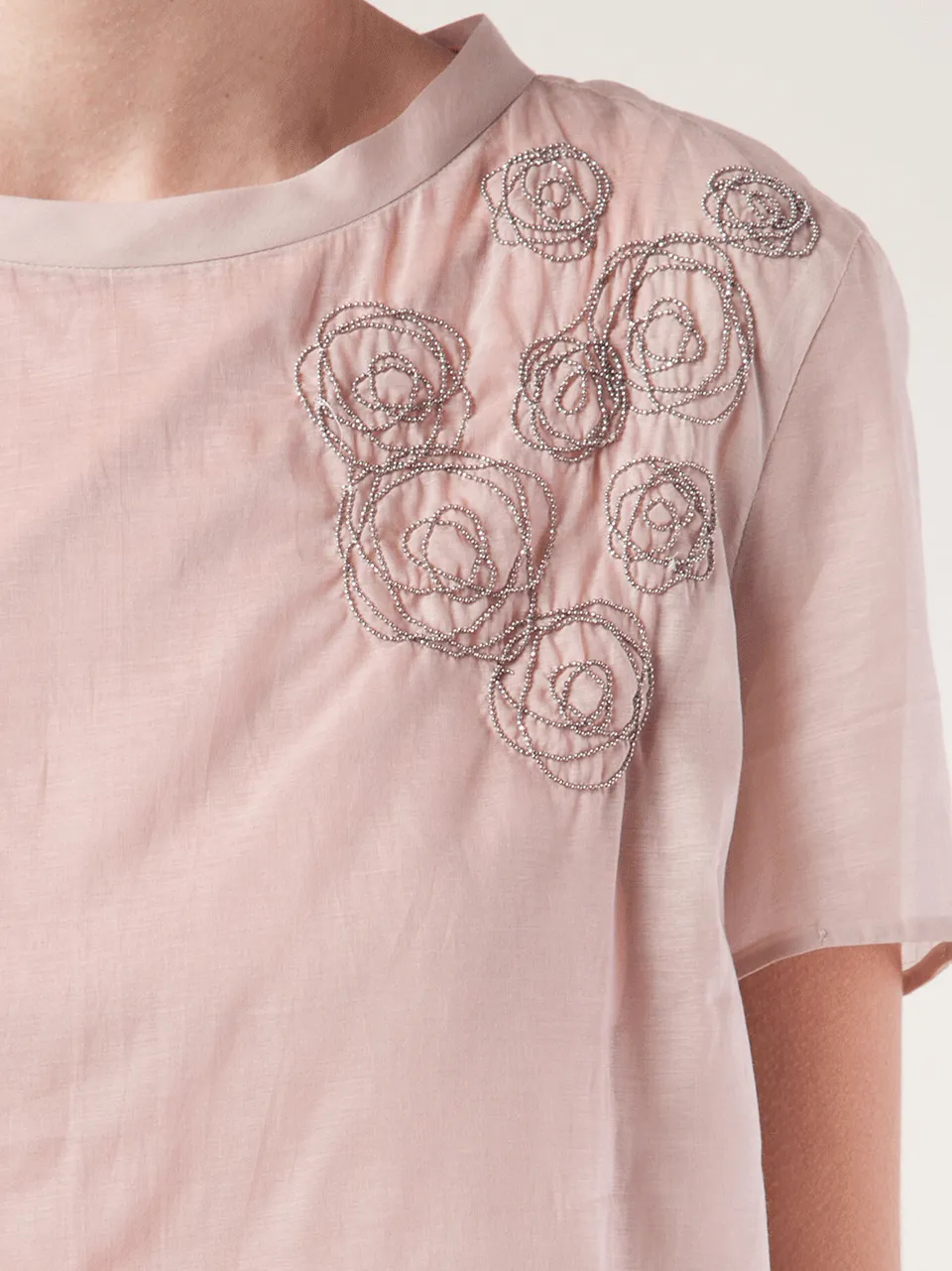 Silk Cotton Layer Tee