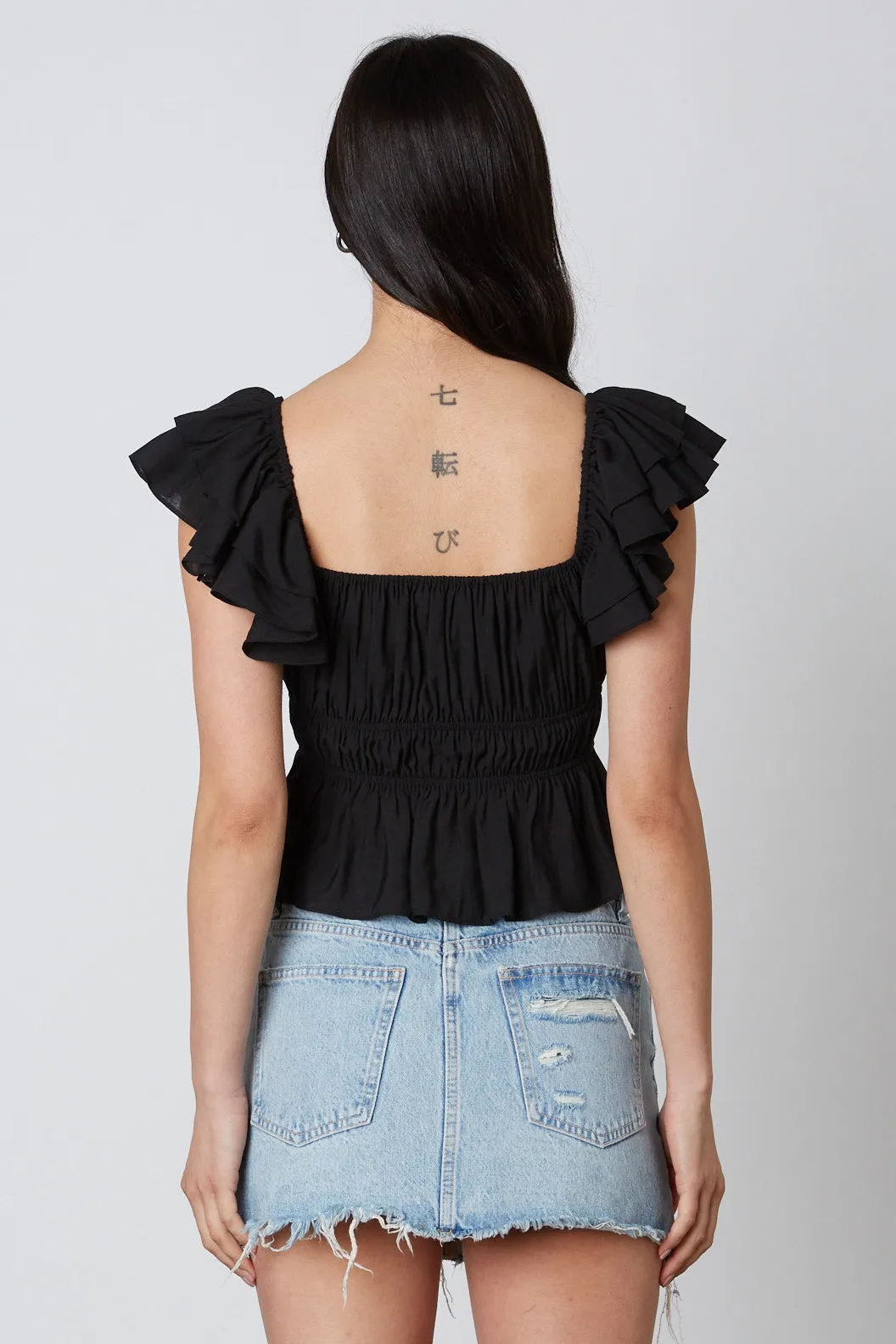 Smocked Ruffle Top