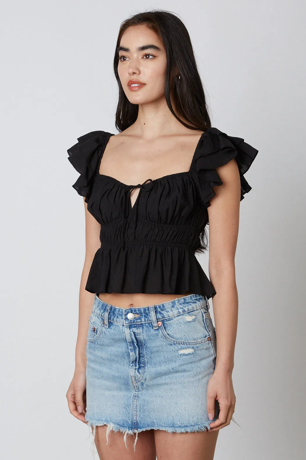 Smocked Ruffle Top
