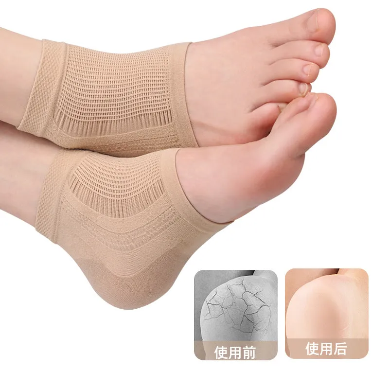 Soft Anti-wear Anti-dry Half Socks Heel Cover