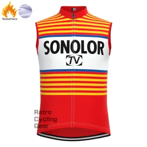 SONOLOR Fleece Retro Cycling Vest