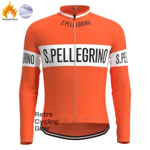 S.PELLEGRINO Fleece Retro Long Sleeves Jerseys
