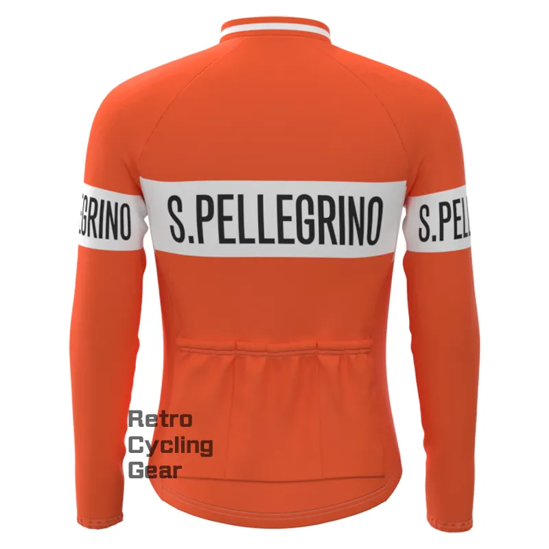 S.PELLEGRINO Fleece Retro Long Sleeves Jerseys