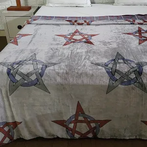 Star Print Single Duvet Cover