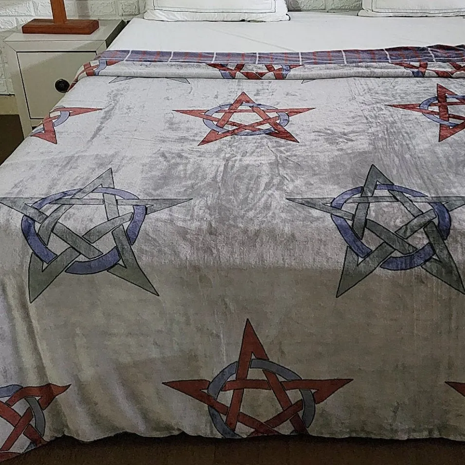 Star Print Single Duvet Cover