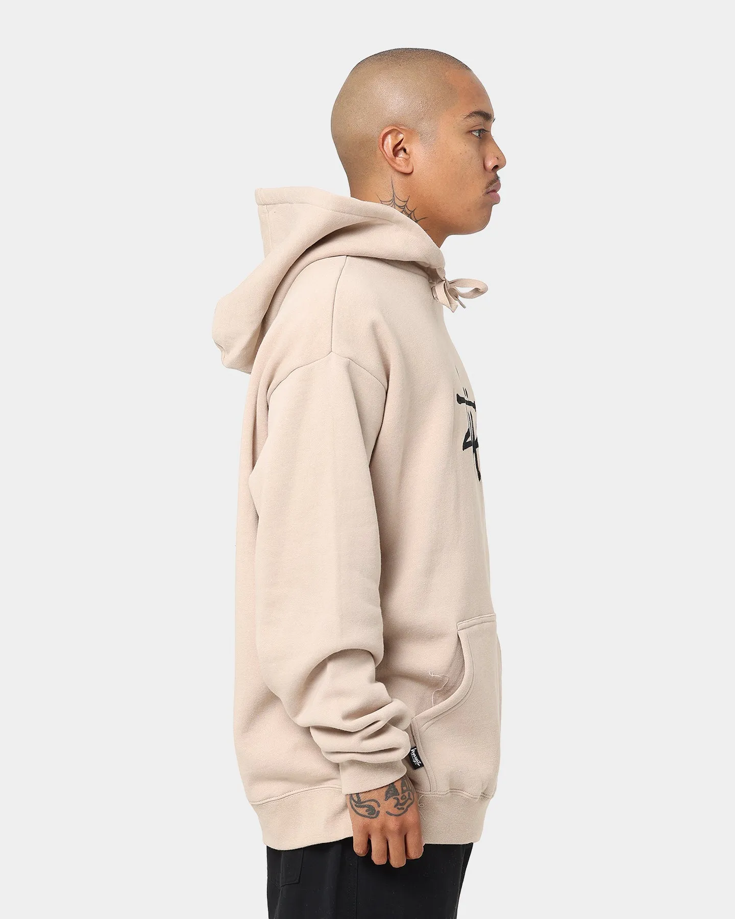 Stussy Embroidered Graffiti Hoodie Smoke