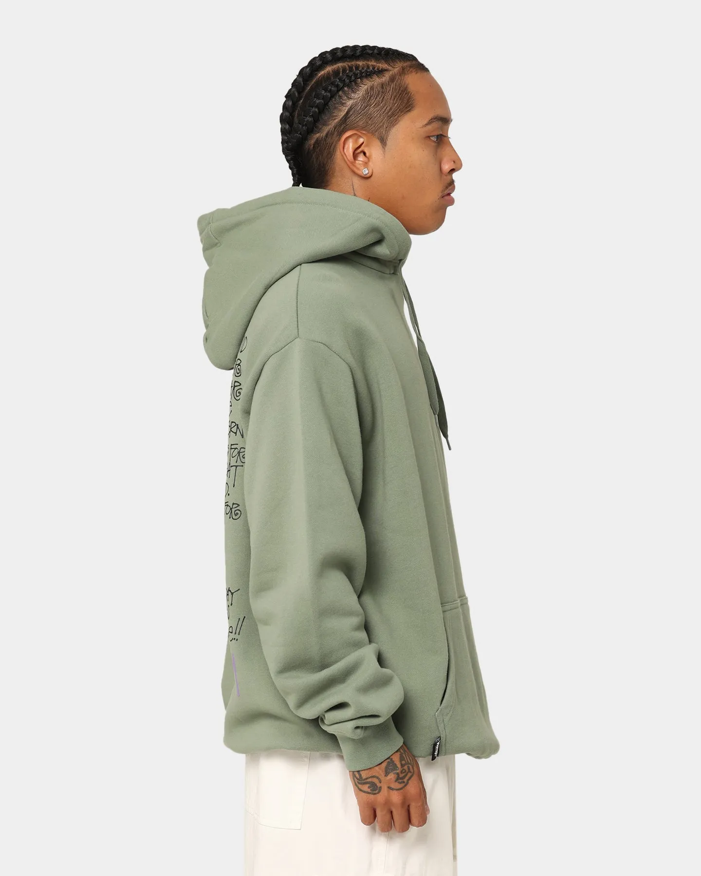 Stussy S IS Hoodie Faded Green