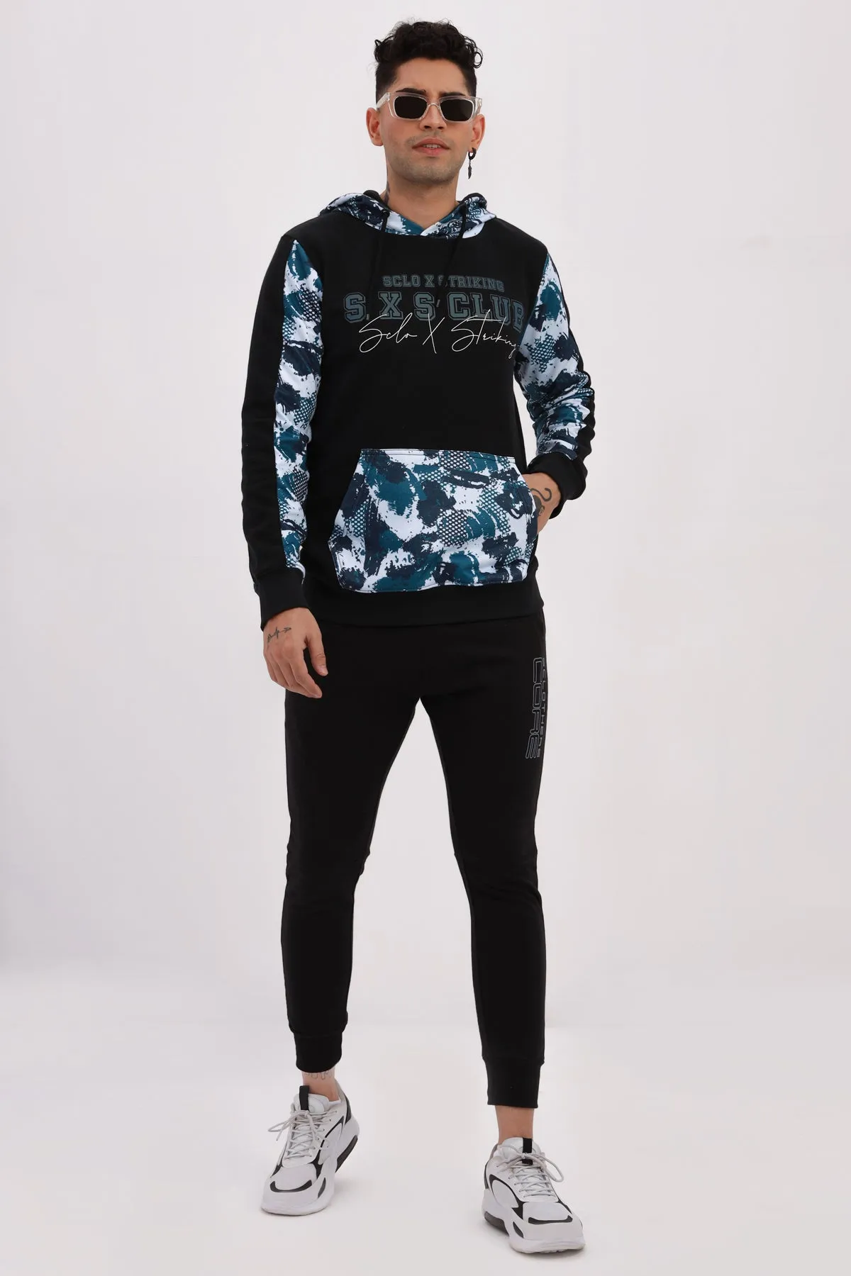 Sxs Camo Printed Hoodie - W22 - MH0035R