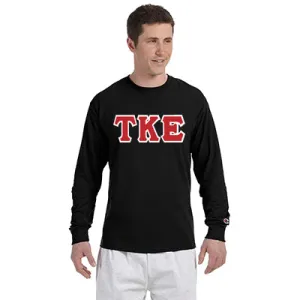 Tau Kappa Epsilon Champion Long-Sleeve Tee - Champion CC8C - TWILL