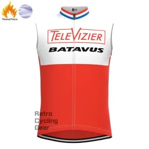 Televizier Fleece Retro Cycling Vest