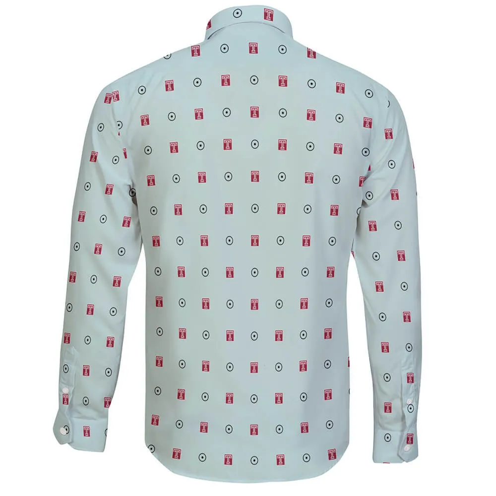 Temple University Long Sleeve Button Shirt