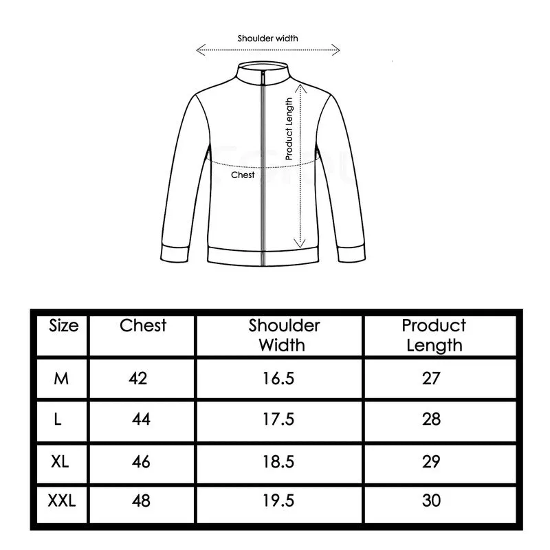 THE CLOWNFISH Men's Activewear Jacket - Stylish Blue with Stripes | Size L | Casual & Outdoor Wear