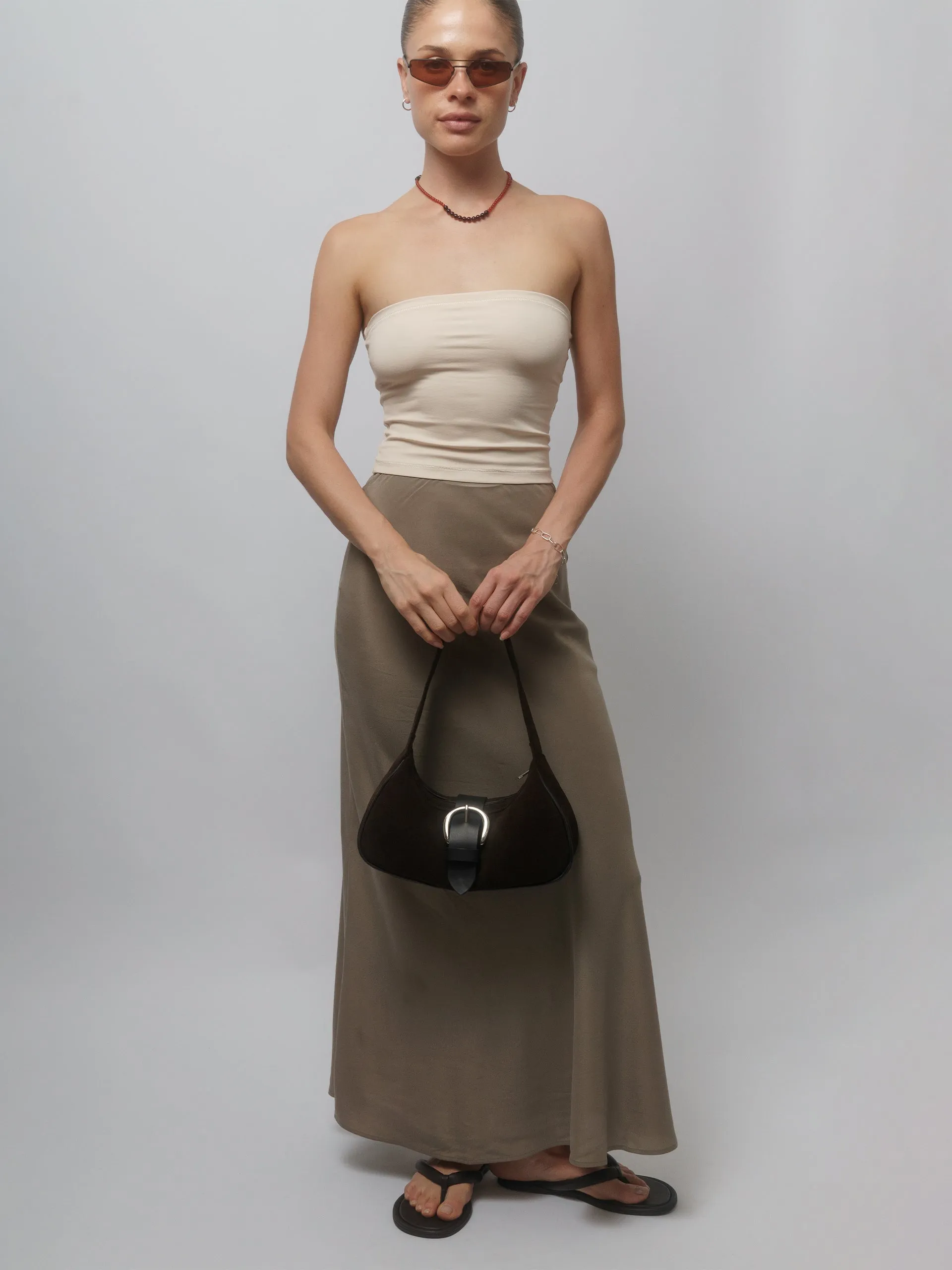 The Lair Apparel Greta Ankle Skirt Dune
