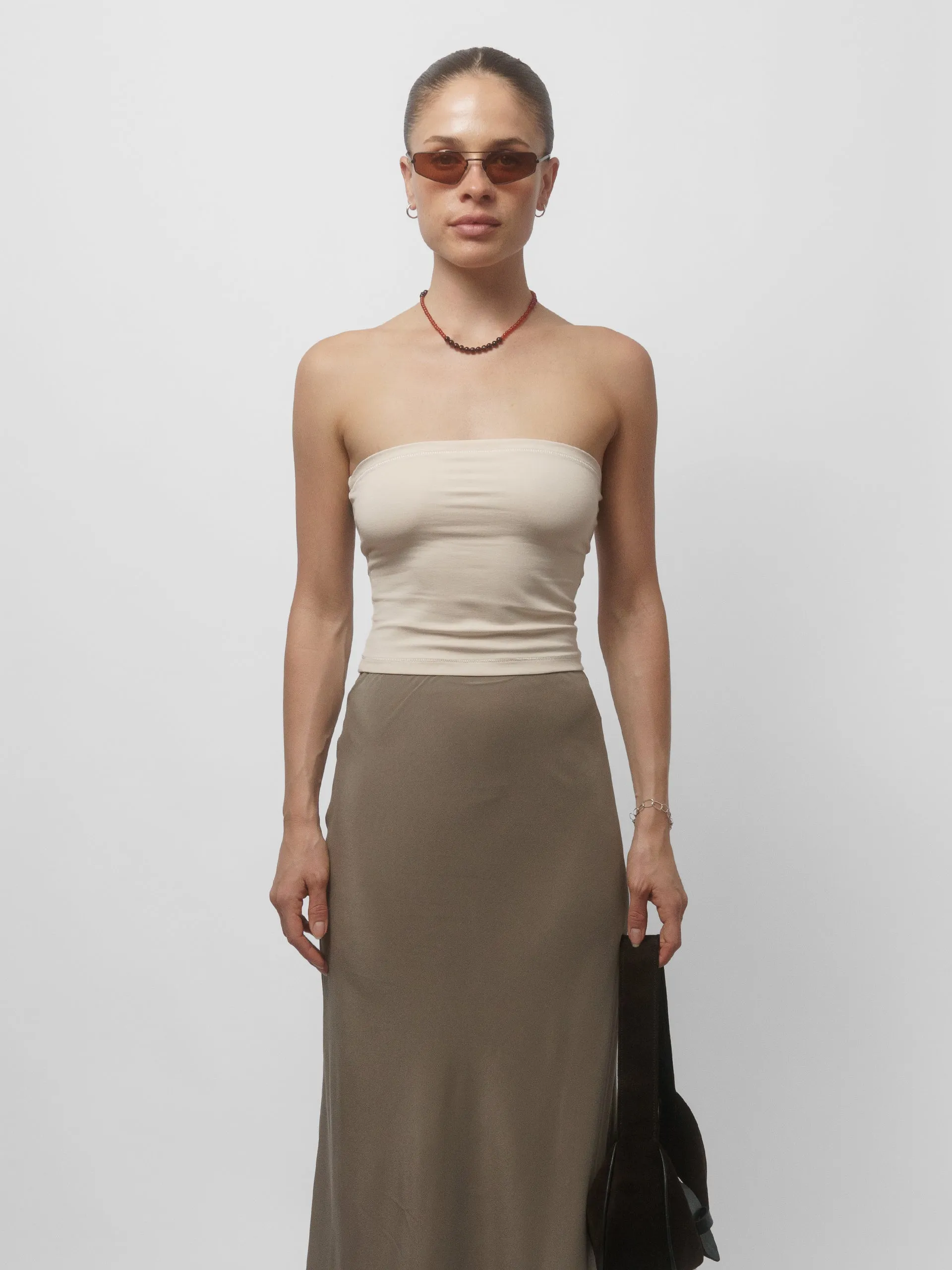The Lair Apparel Greta Ankle Skirt Dune