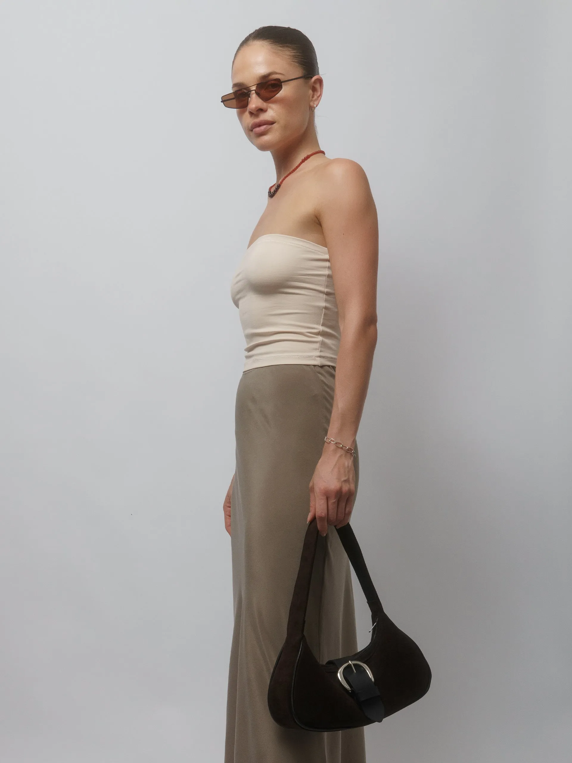 The Lair Apparel Greta Ankle Skirt Dune