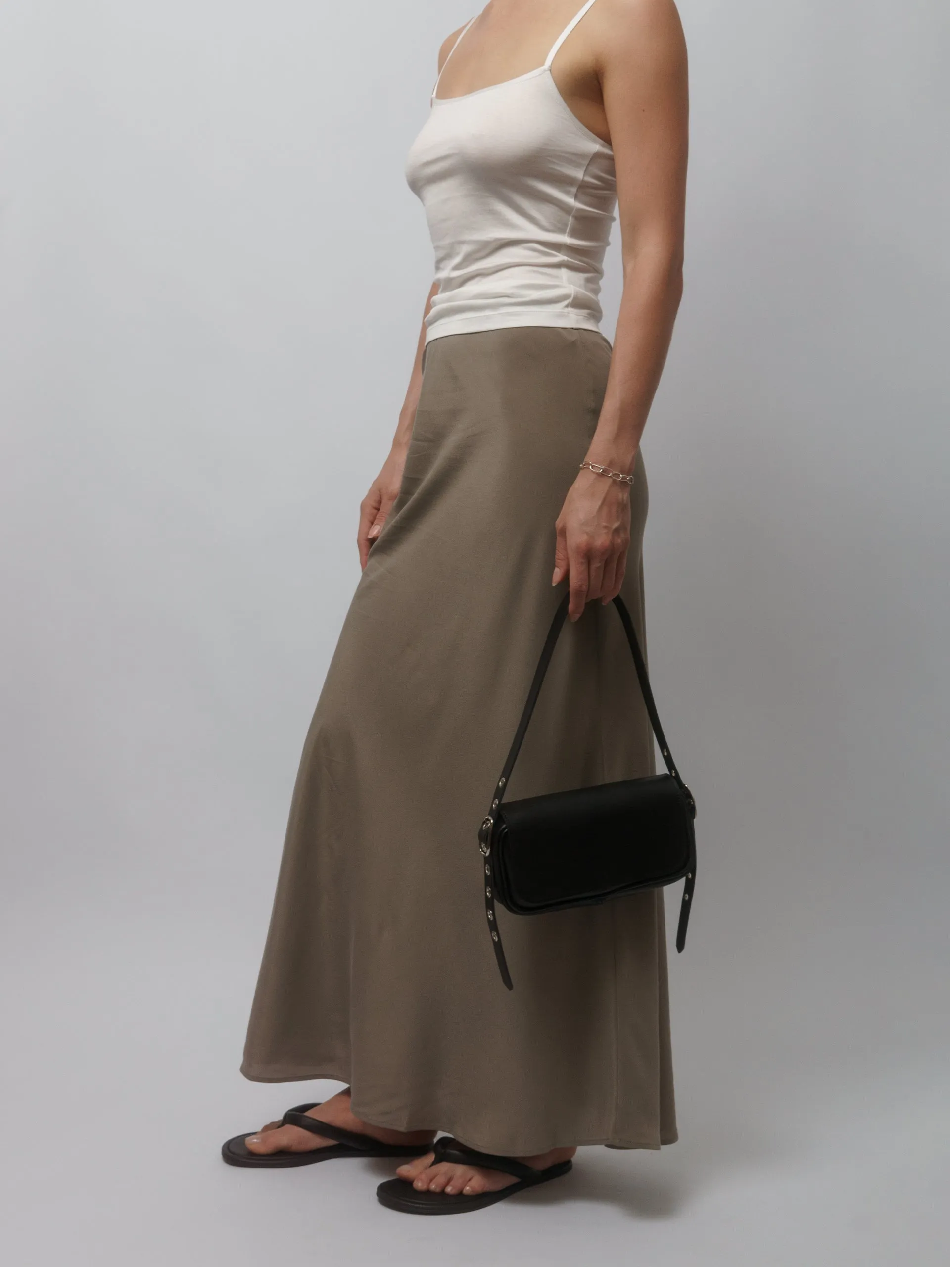 The Lair Apparel Greta Ankle Skirt Dune