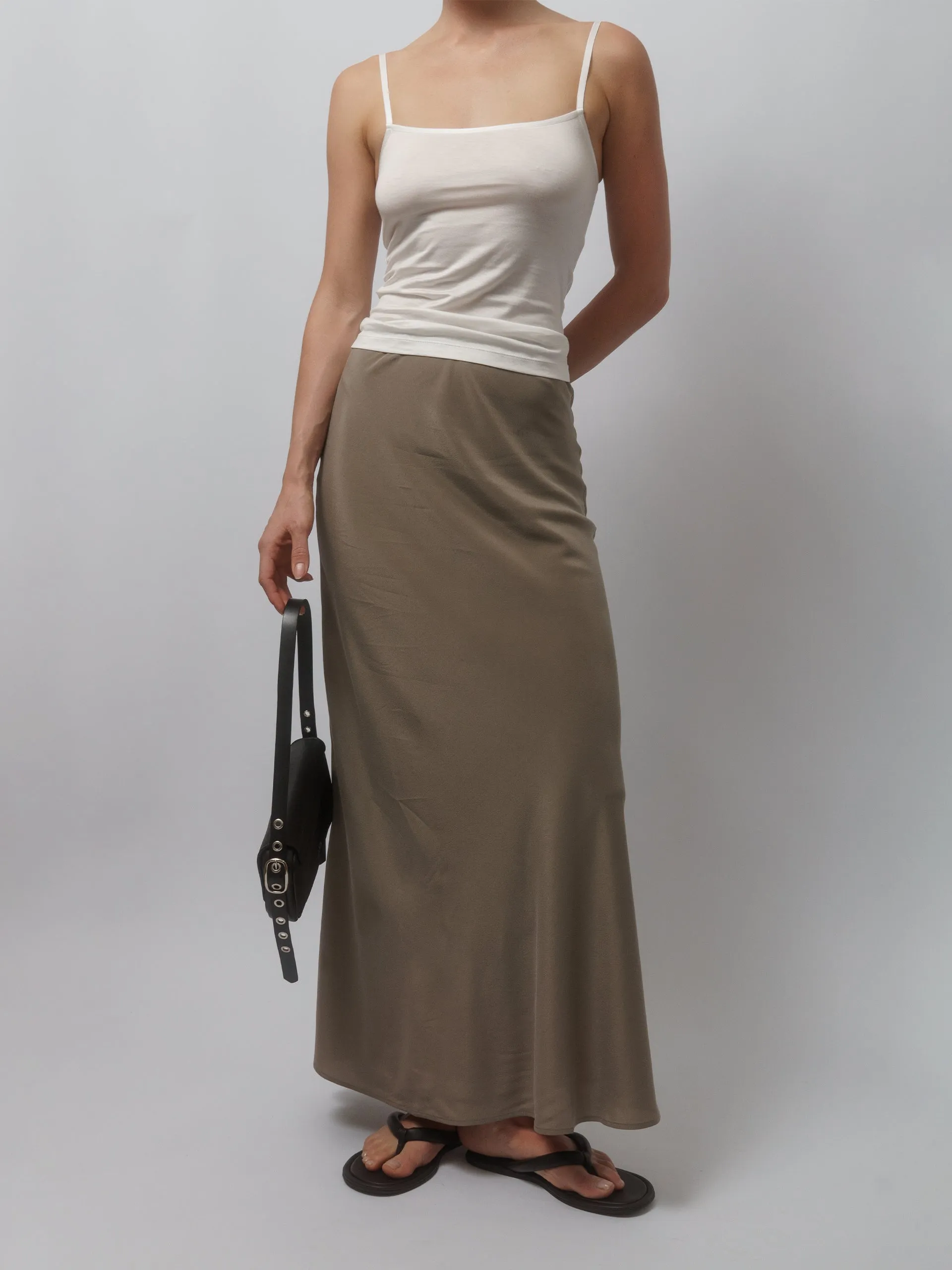 The Lair Apparel Greta Ankle Skirt Dune