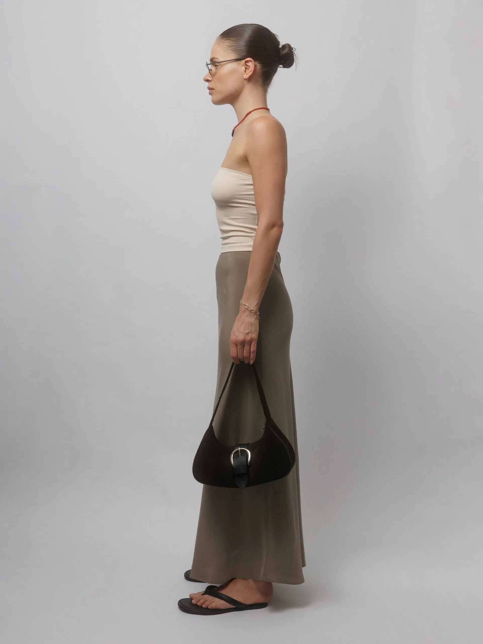 The Lair Apparel Greta Ankle Skirt Dune