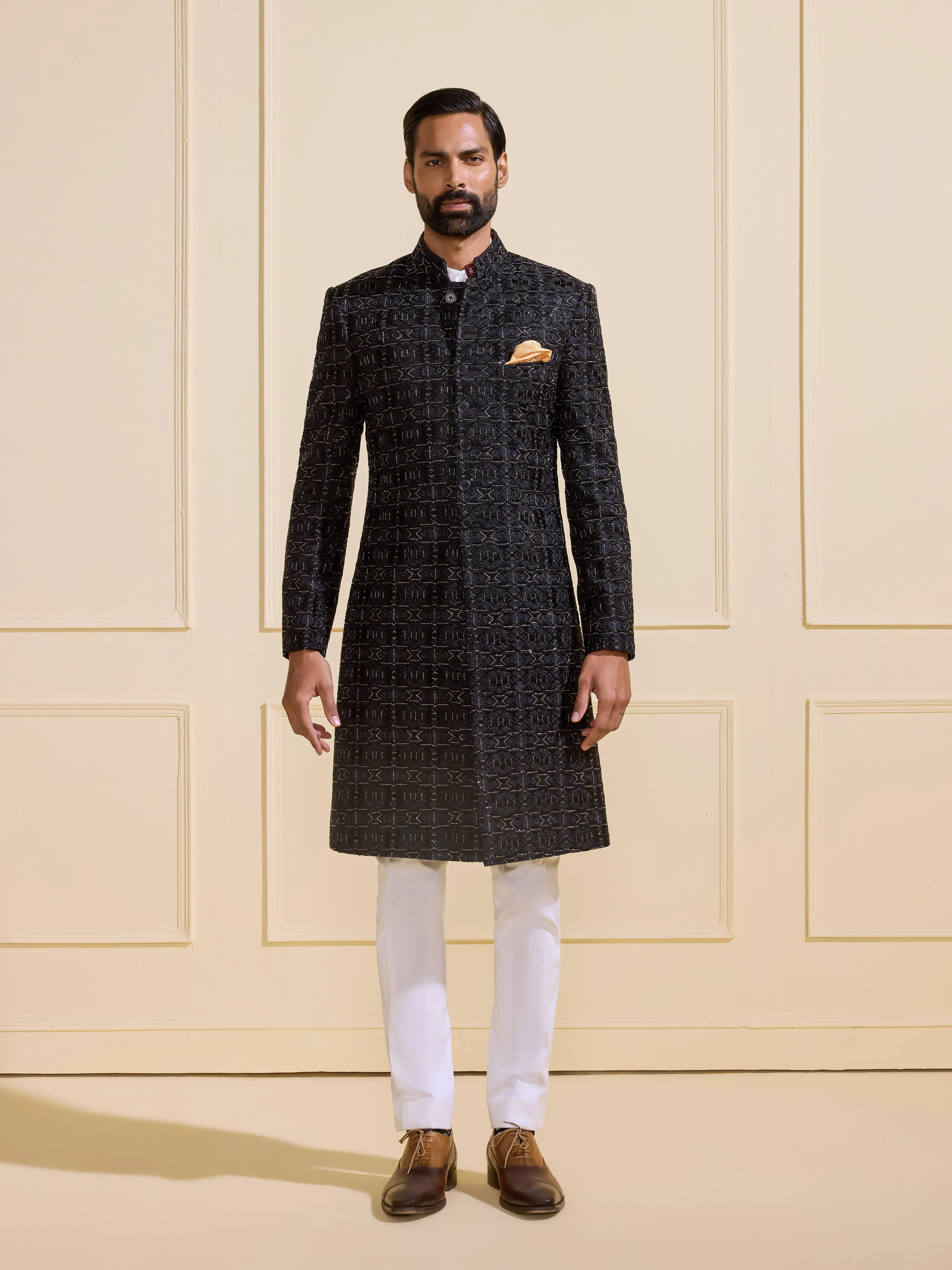 THE SARTORIAL SHRINE: MIDNIGHT BLACK ACHKAN
