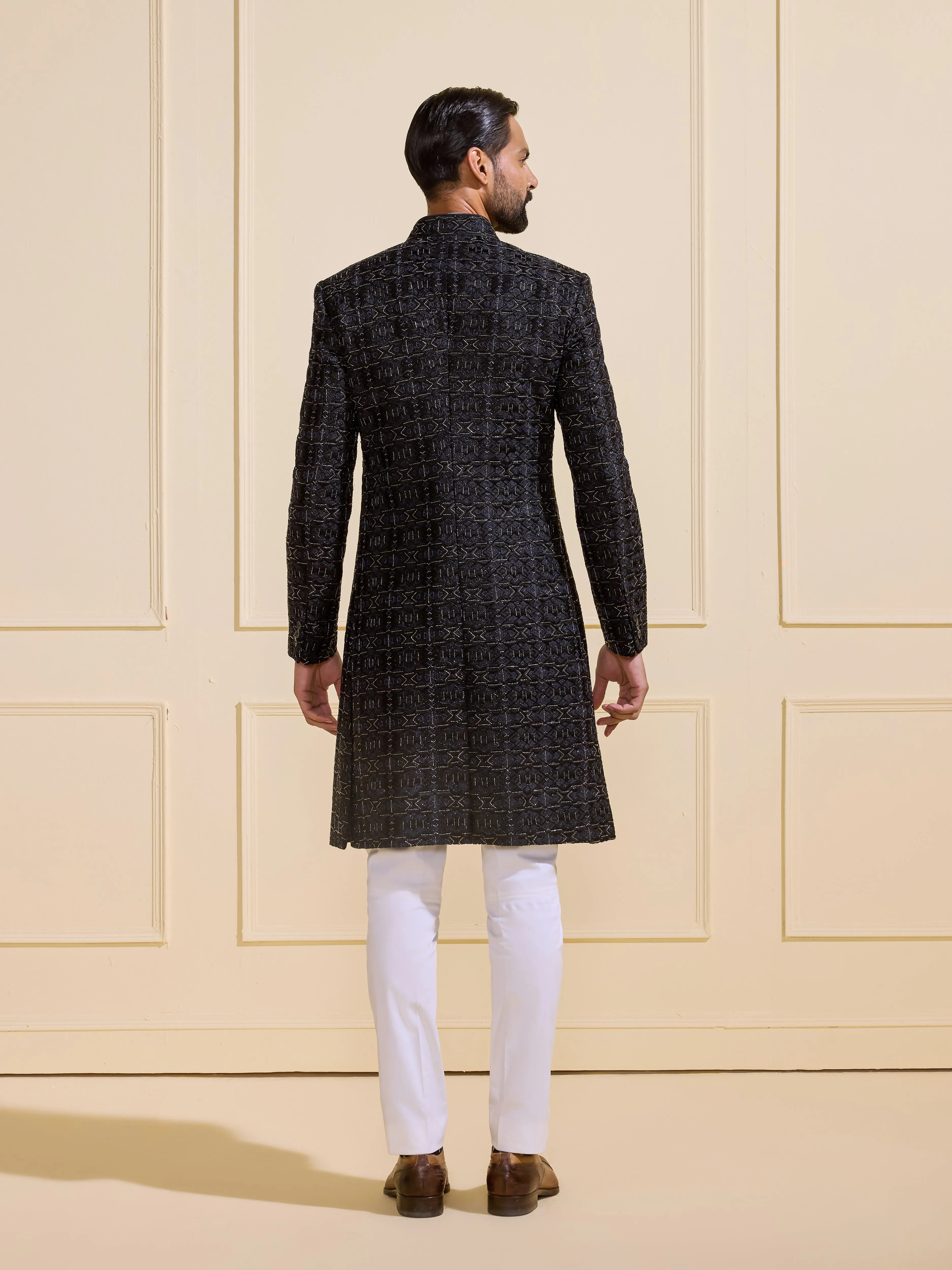 THE SARTORIAL SHRINE: MIDNIGHT BLACK ACHKAN