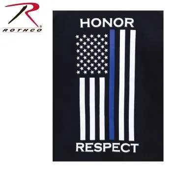 Thin Blue Line Honor and Respect Long Sleeve T-Shirt