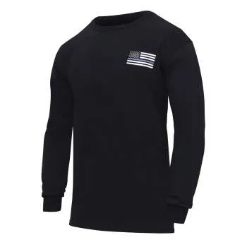 Thin Blue Line Honor and Respect Long Sleeve T-Shirt