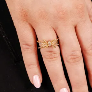 Tied Up Ring, Gold