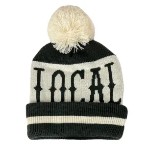 Tiny Whales - LOCAL Beanie in Natural and Black