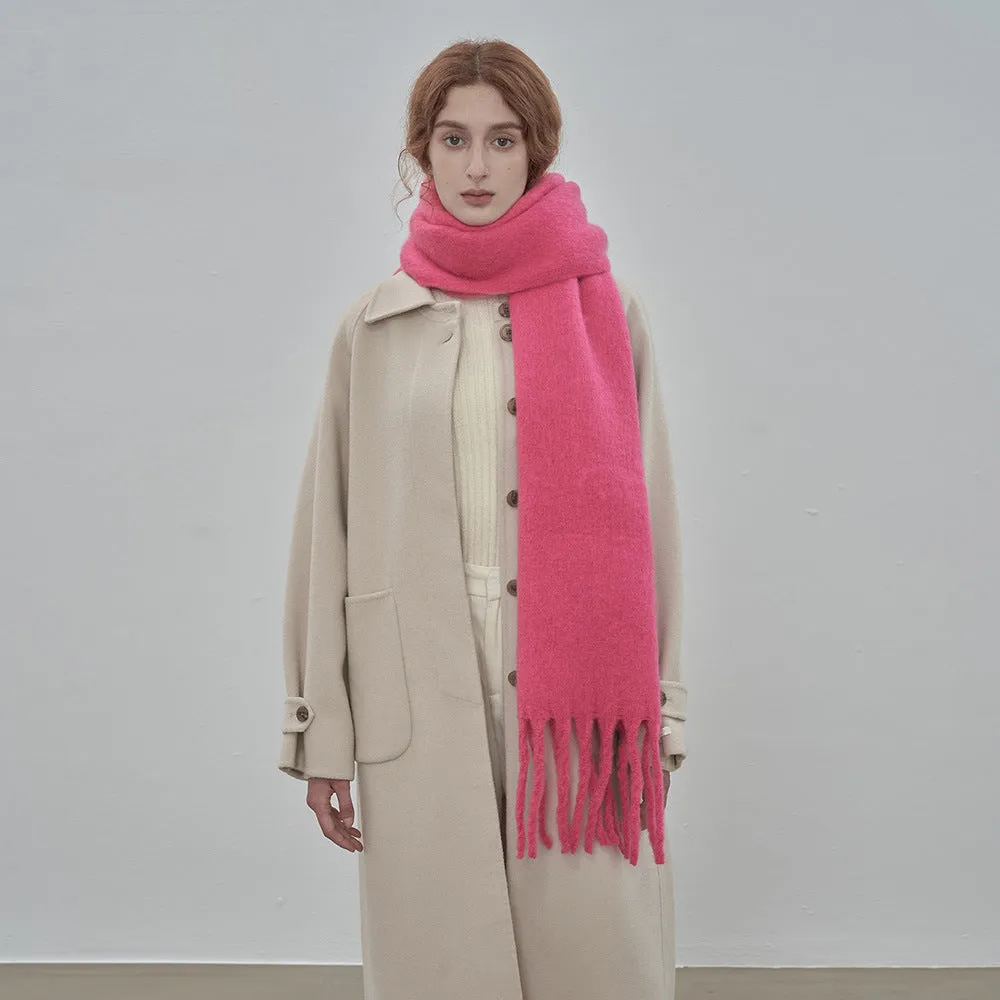 TLQHZZ-075 plain thick winter scarf