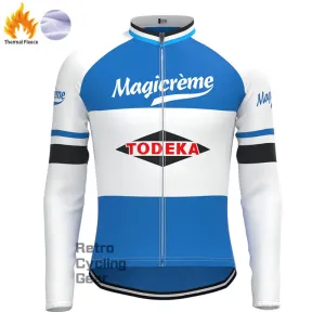 Todeka Fleece Retro Long Sleeves Jerseys
