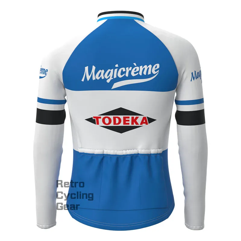 Todeka Fleece Retro Long Sleeves Jerseys