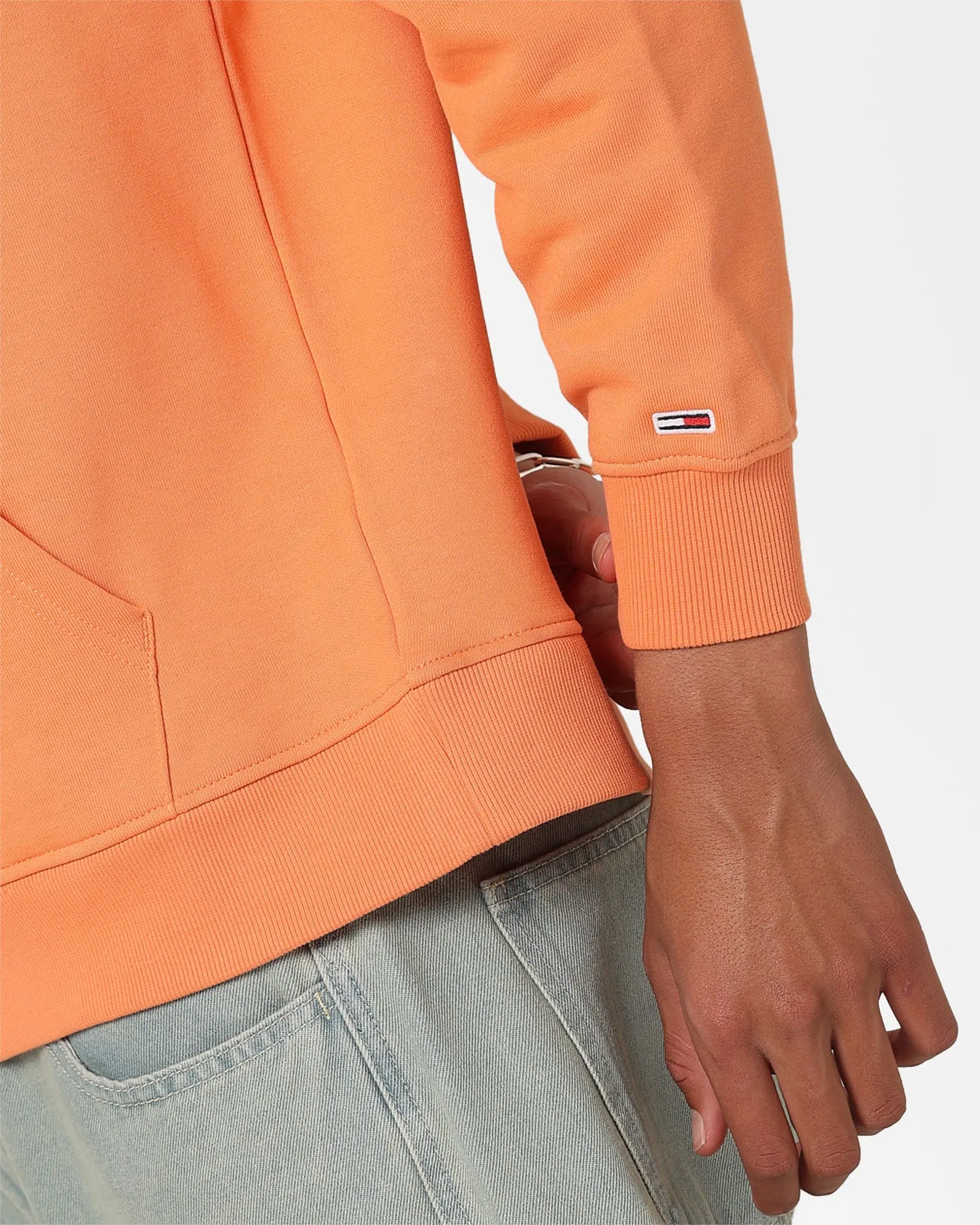 Tommy Jeans Relaxed Modern Sport USA Hoodie Citrus Orange