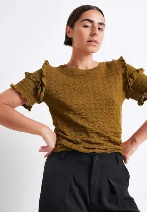 Top Zaza  Organic Cotton | Oliva green