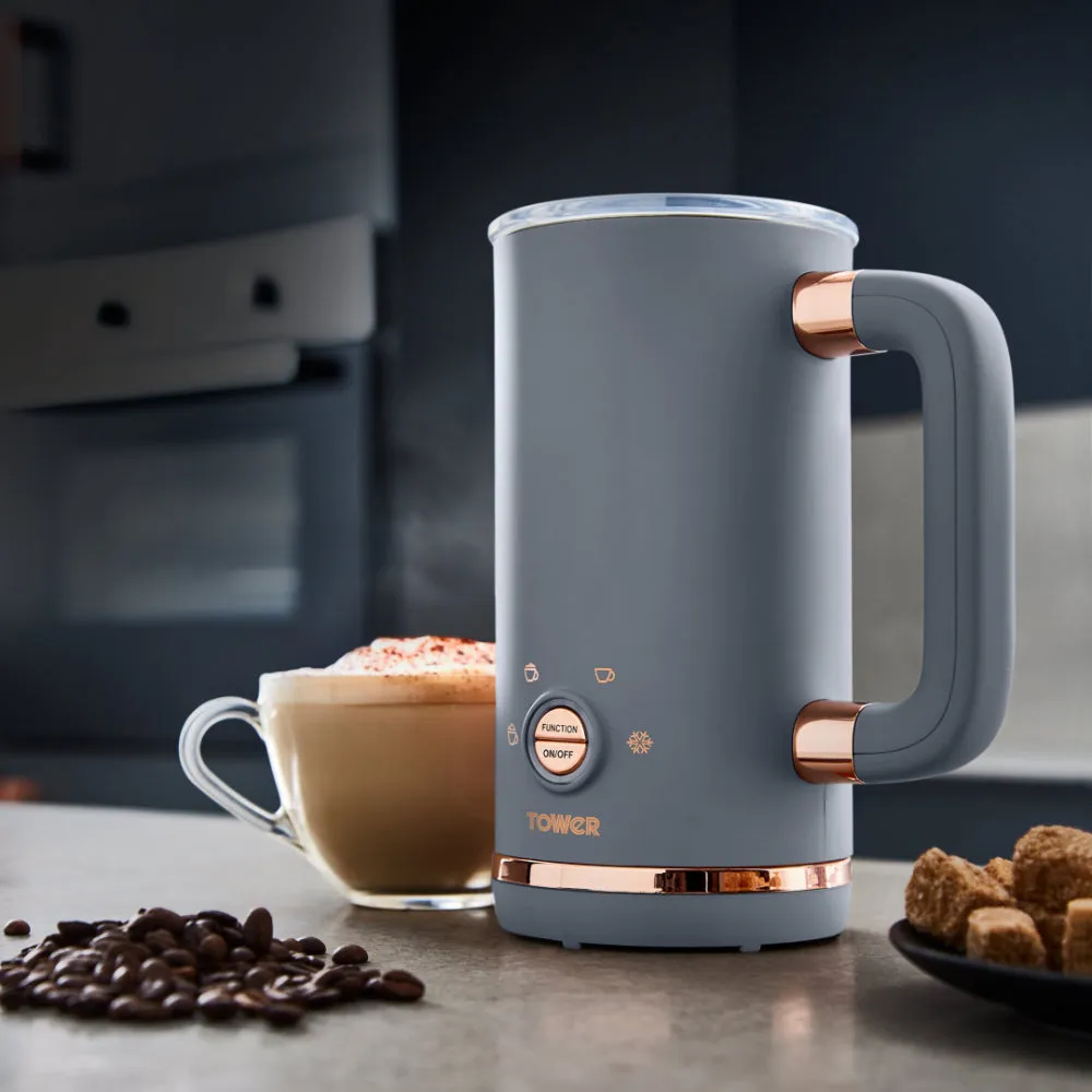 Tower Cavaletto Milk Frother 500W  - Grey