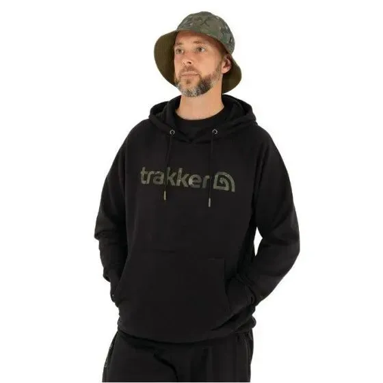 Trakker CR Black Camo Logo Hoody
