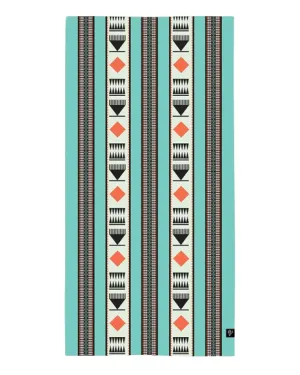 Turquoise Sadu Beach Towel