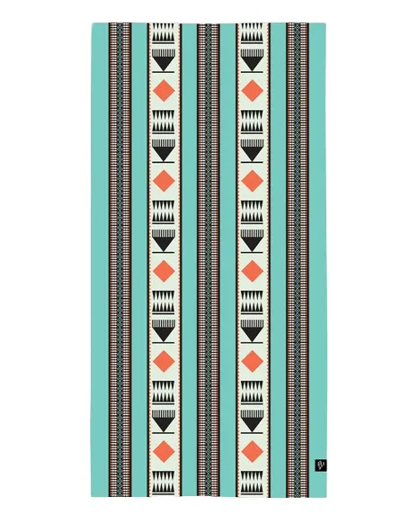 Turquoise Sadu Beach Towel