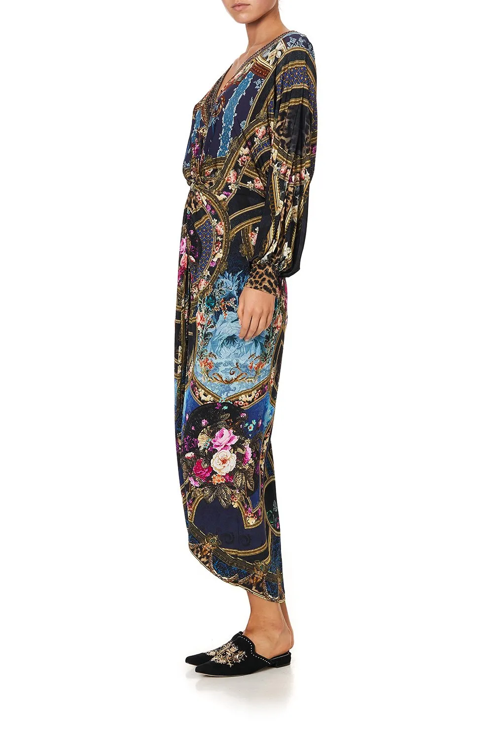 TWIST FRONT DRESS FIELDS OF TREASURE