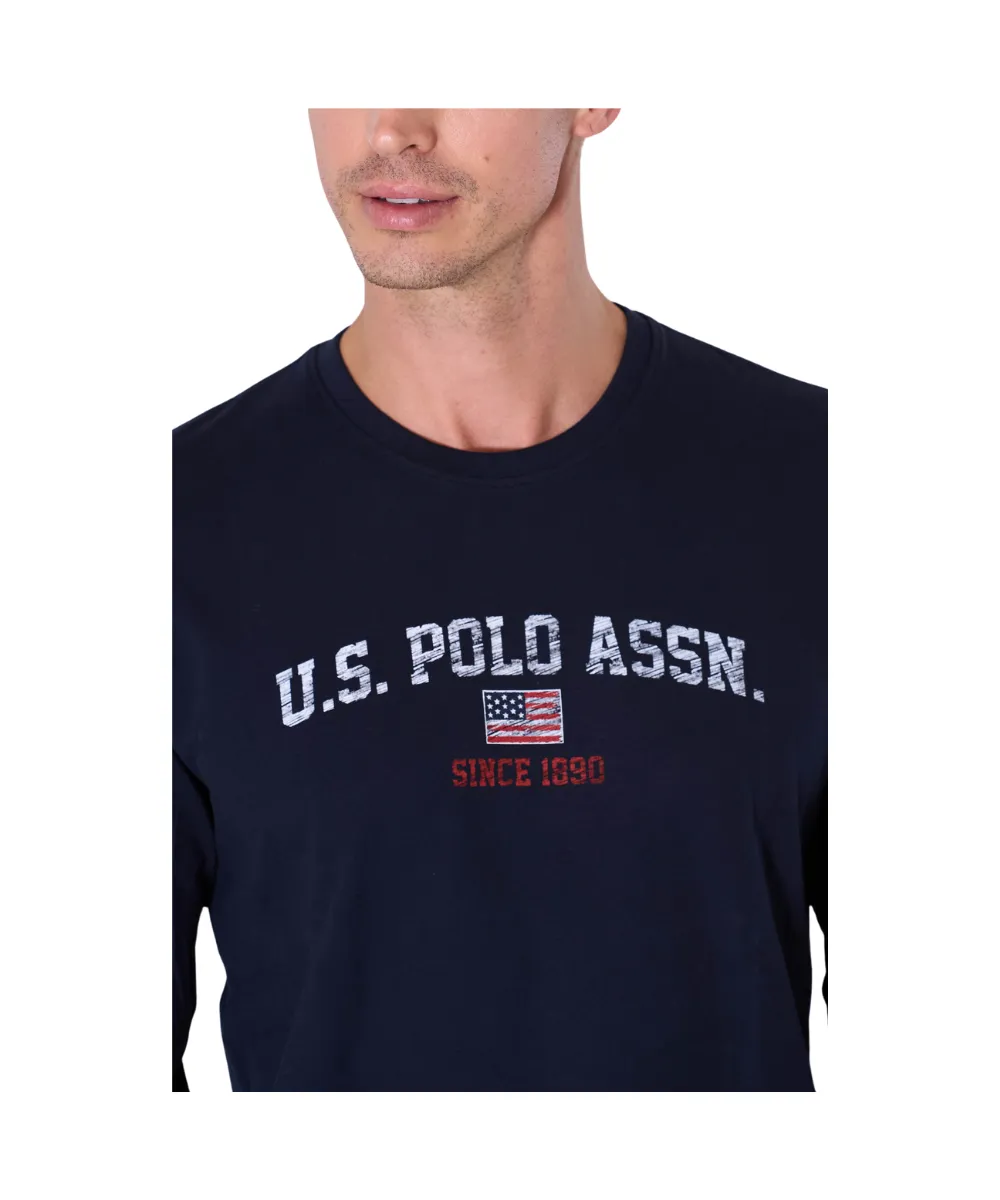 US POLO MEN LONG SLEEVE T-SHIRT