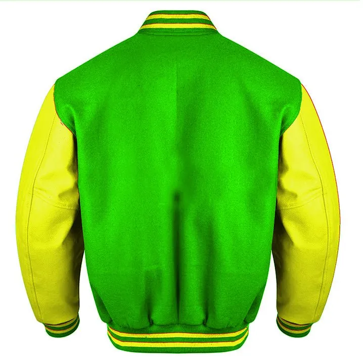 Varsity Jacket - Kelly Green Yellow