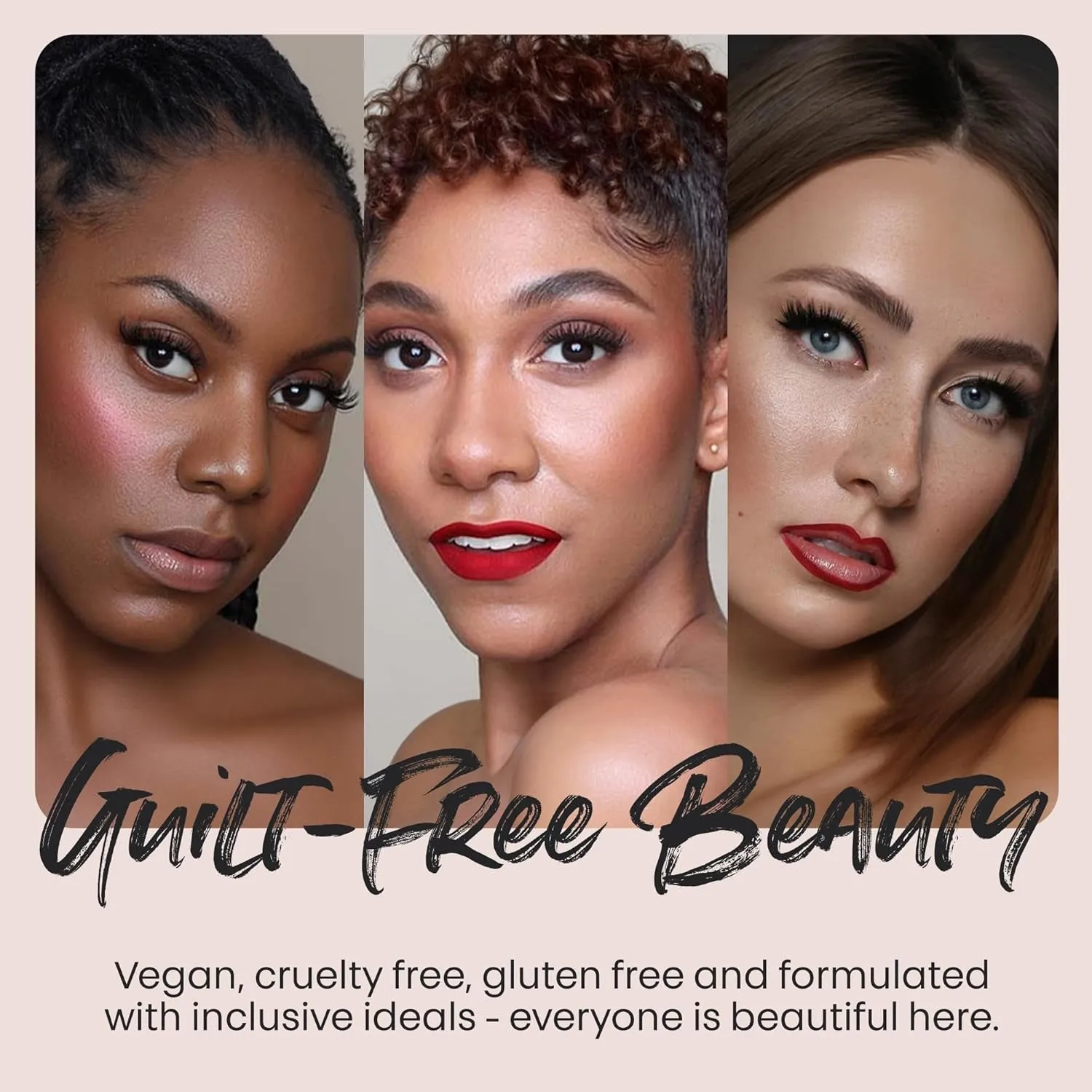 Vegan Lip Essentials Kit: Lip Liner, Liquid Matte Lipstick & Non-Sticky Gloss Set