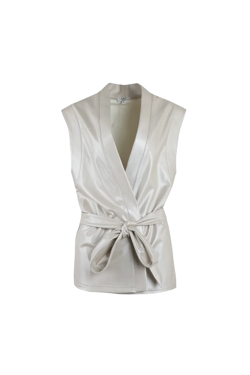 Venja gilet | Light Gold