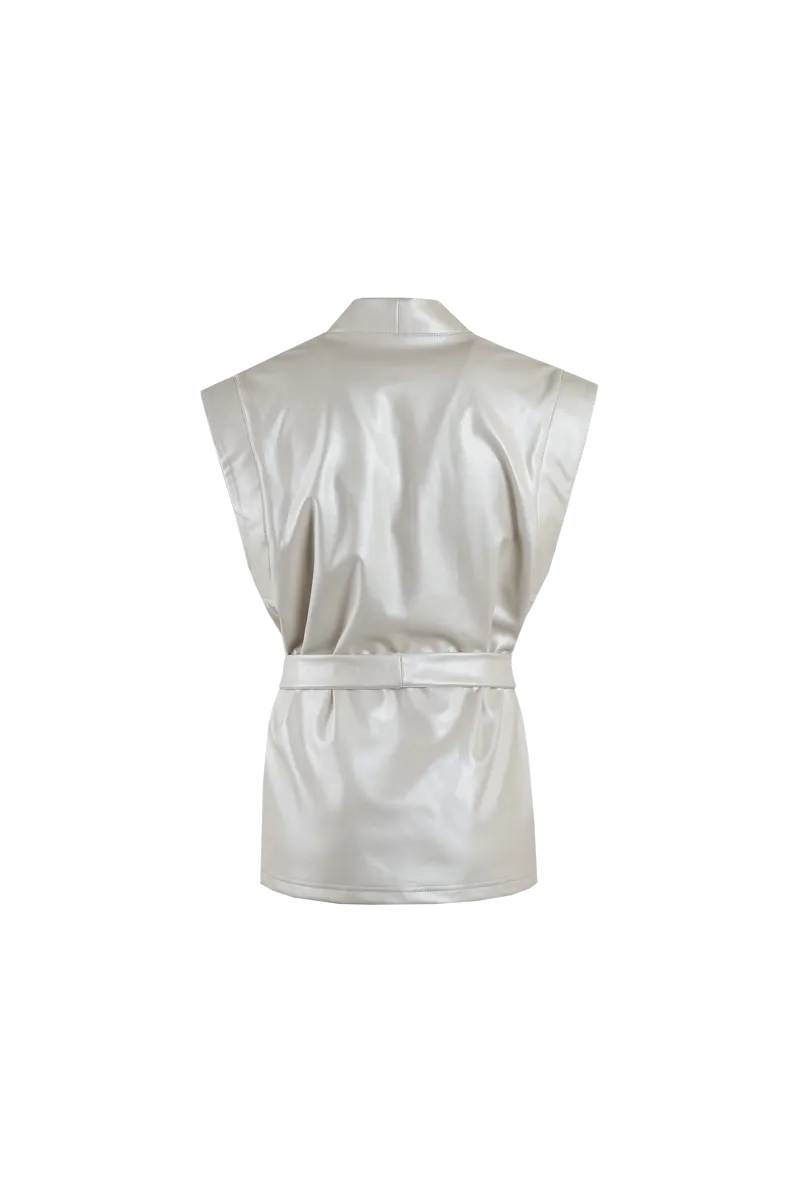 Venja gilet | Light Gold