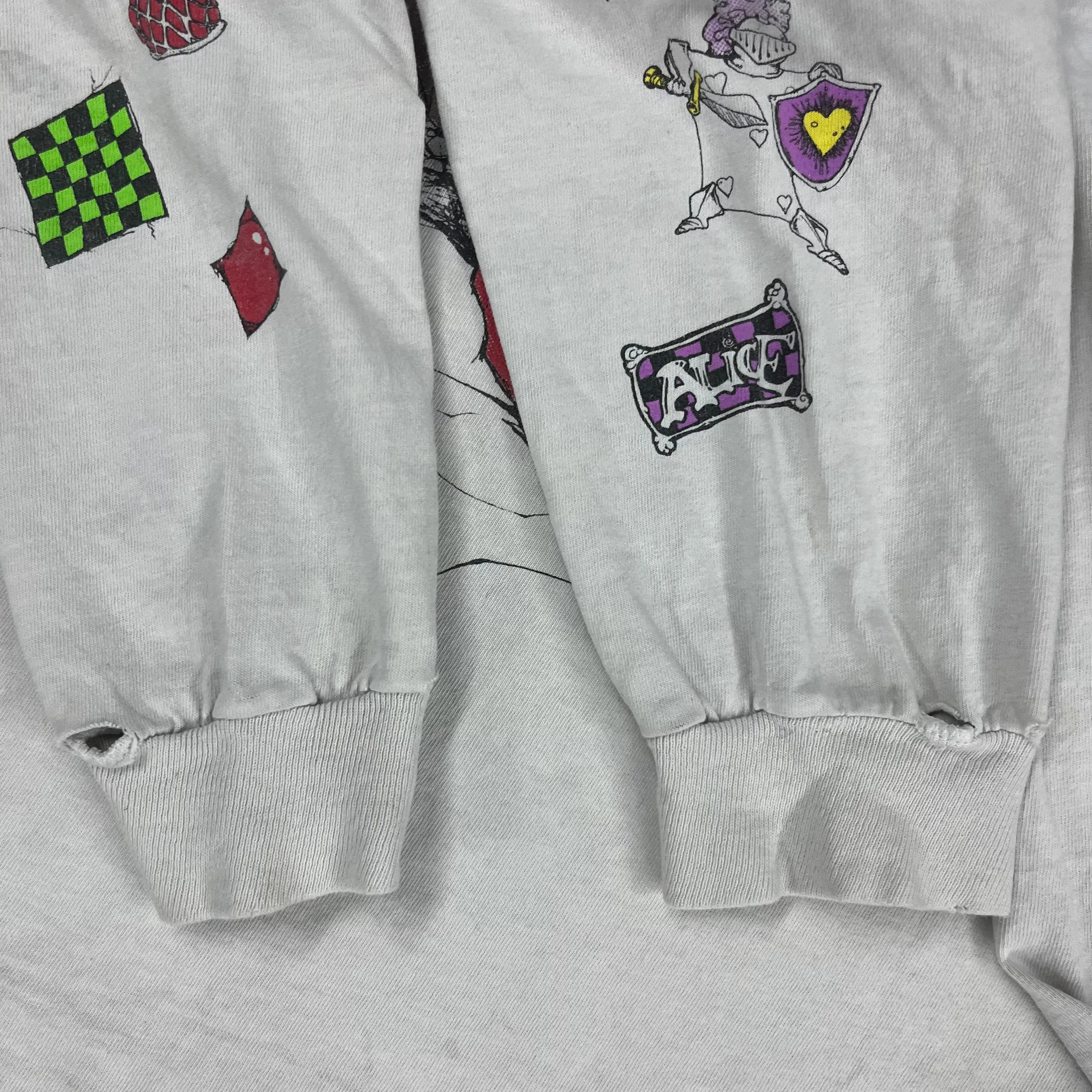 Vintage Alice In Wonderland "Cheshire Cat" Andazia Long Sleeve Shirt
