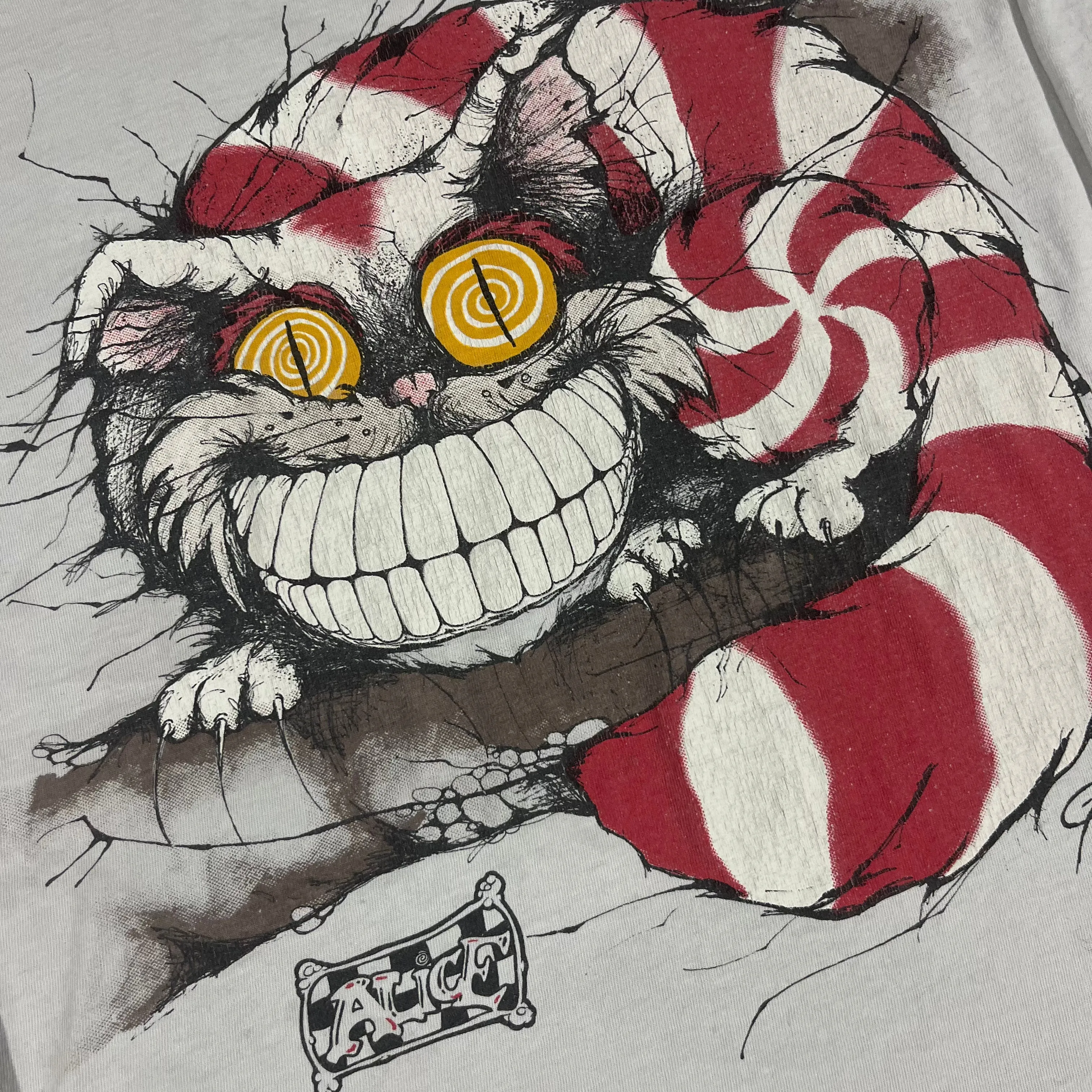 Vintage Alice In Wonderland "Cheshire Cat" Andazia Long Sleeve Shirt