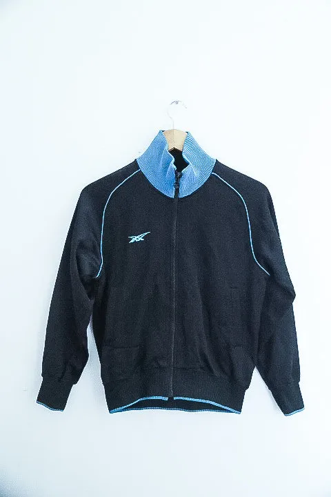 Vintage Asics 90s black full zip up jacket