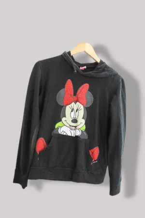 Vintage Black Disney Mickey Mouse Graphics large hoodie
